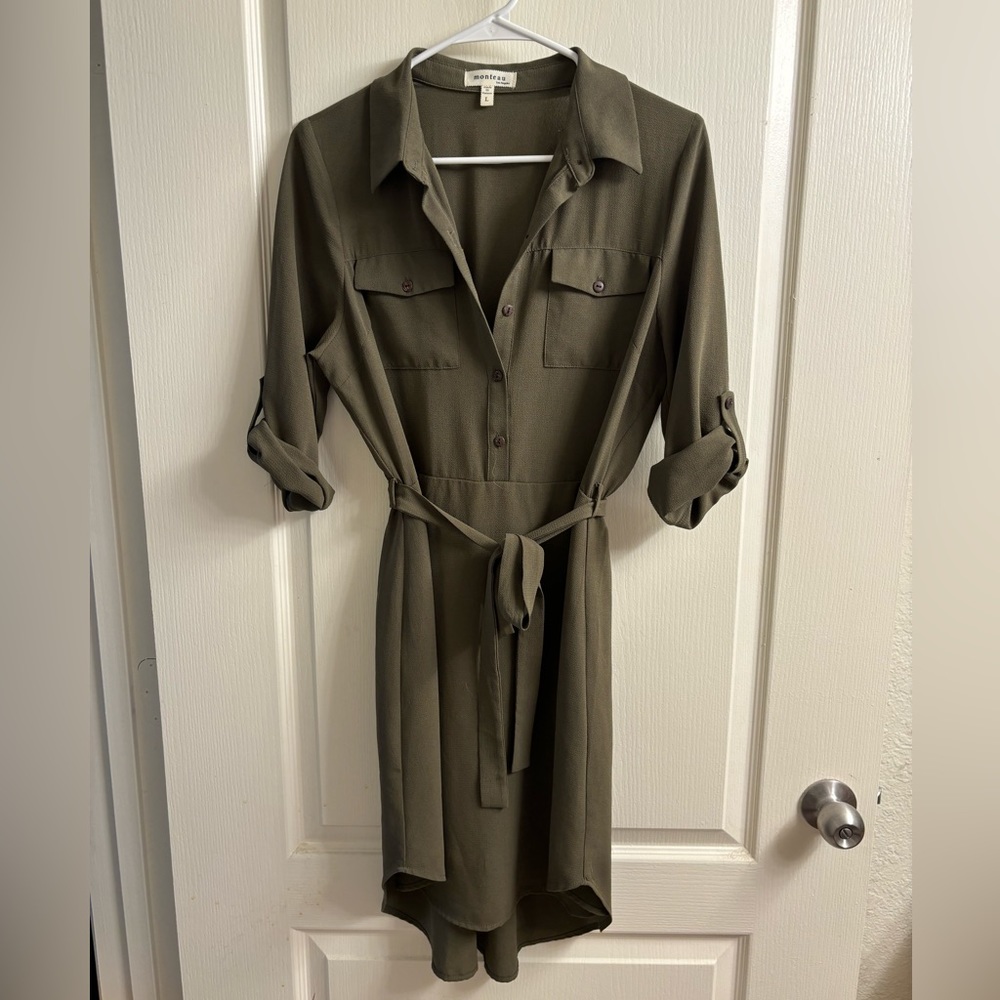 Green Utility Dress